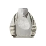 Винтажный синий с капюшоном - K710