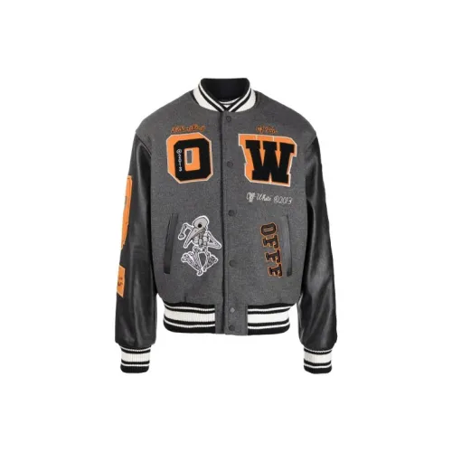 Off Белый FW21 Серый Мужской Бейсбольные Джерси