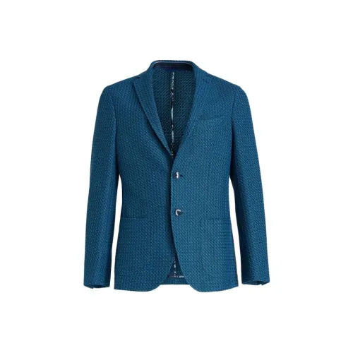 ETRO Мужские Синие Куртки