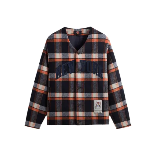 KITH x New York Knicks FW24 Jonah Liner Куртка Мужская Черная Желтая