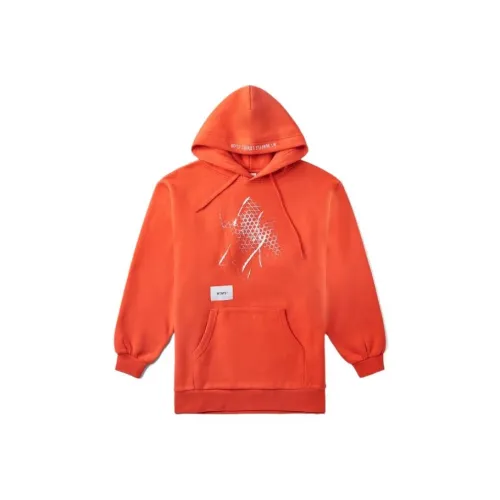 Vans Пуловер с капюшоном толстовка мужской оранжевый