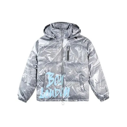 Boy London FW22 Пуховик Унисекс Серый