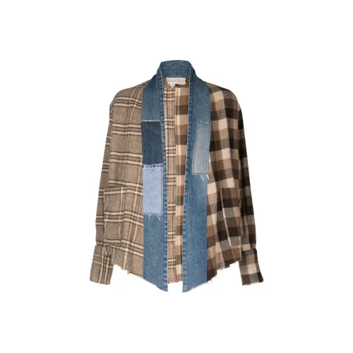 GREG LAUREN Коричневый Мужской Куртки