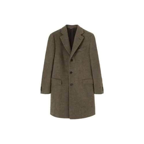 Loro Piana Рудный Синий Мужское Пальто