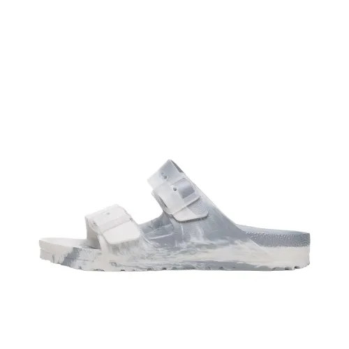 Birkenstock Arizona EVA Устойчивые к истиранию Слипоны Мужские Серебряные