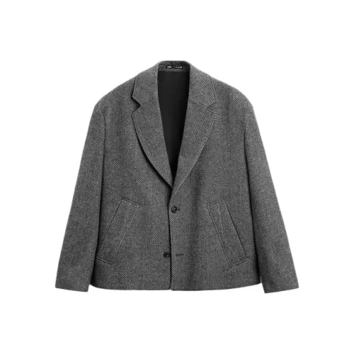 ZARA Серый Мужской Деловой костюм