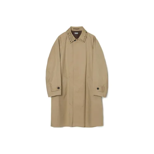 Колор SS24 Beacon Пальто Унисекс Бежевый