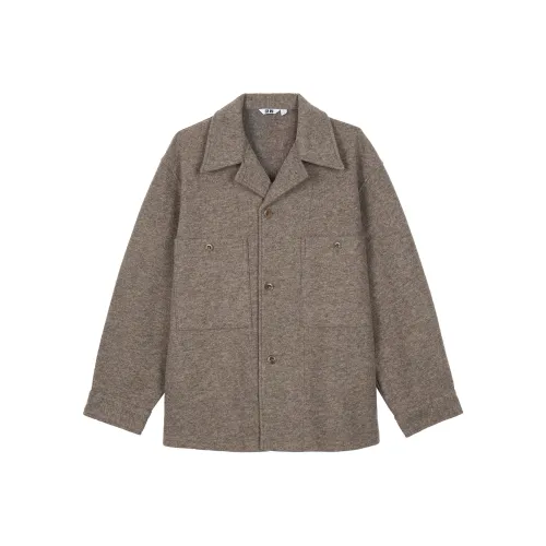 UNIQLO FW23 U Series Куртки и Пальто Унисекс Легкий Умбра