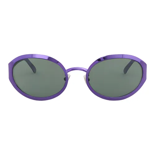 MARNI Нейлон Ацетат OVAL SUNGLASSES Мужской Фиолетовый