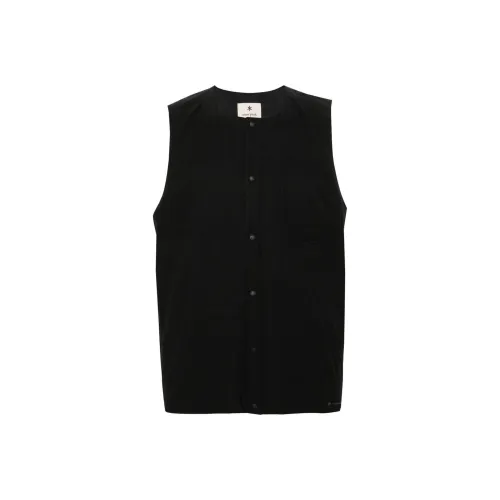 SNOW PEAK Мужские черные жилеты