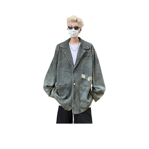  Roubini Синий Унисекс Джинсовые куртки