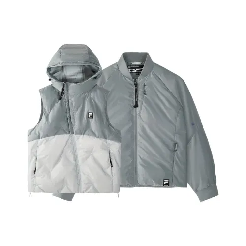FILA FUSION Пуховик Унисекс Спокойный Серый
