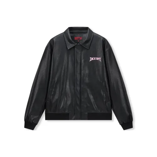 DICETINY Черная унисекс куртка