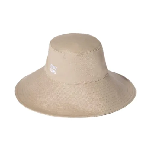 MIU MIU Вязаные соломенные шляпы Унисекс Разноцветные