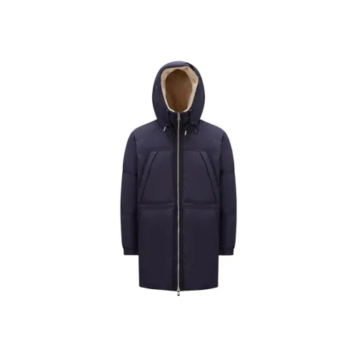 Moncler Пуховик Мужской Navy Синий