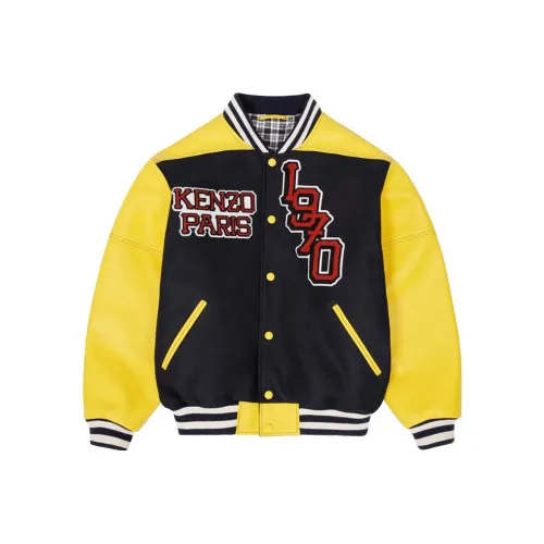 KENZO Желтый Мужской Бейсбольный Джерси