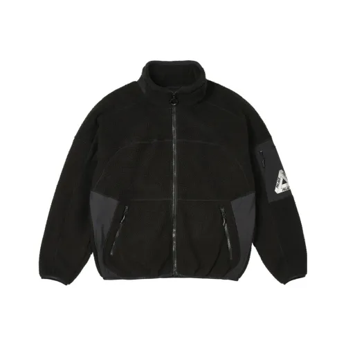PALACE ULTIMO Series FW23 Velvet feel Coat Unisex Black