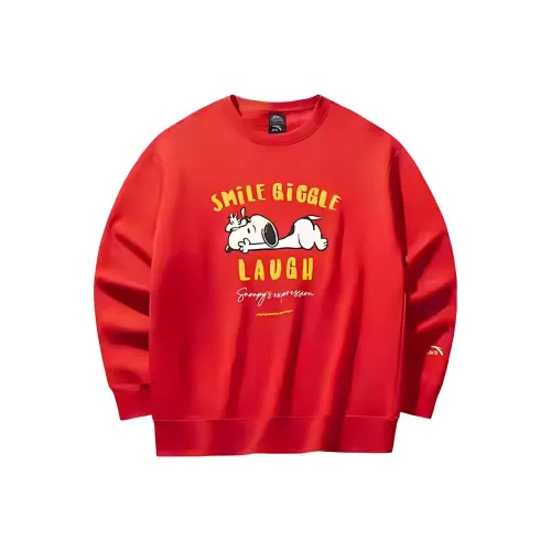 CHAOJIANTA X SNOOPY Толстовка Унисекс Классический Красный