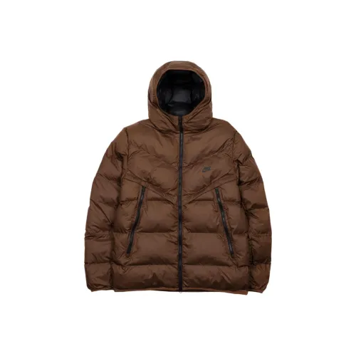 Nike Коричневый Мужской Пуховик