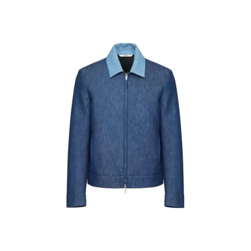 Valentino Denim Jacket Men's Blue
