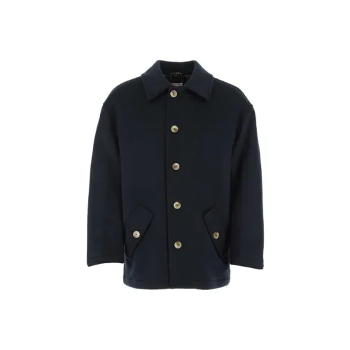 MARNI Синий Мужской Пальто