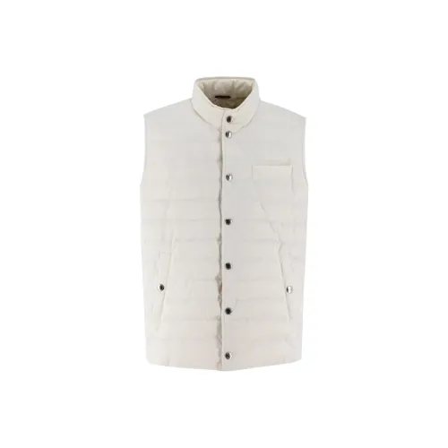 BRUNELLO CUCINELLI Жилет Мужской Белый