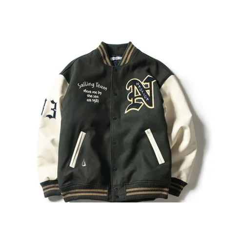 Nautica White Sail Бейсбольная куртка Унисекс