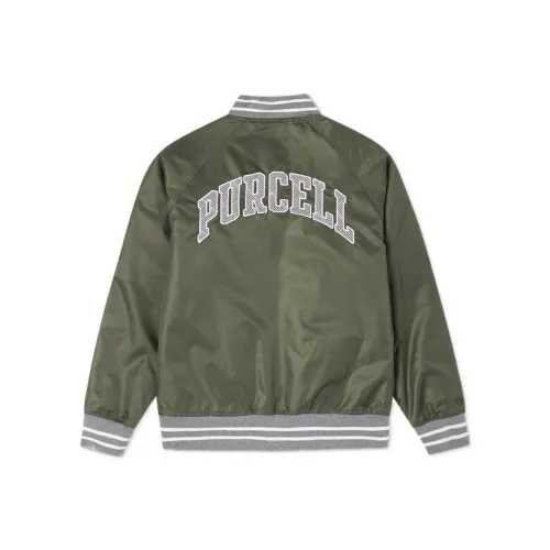 Конверс Todd Snyder Collection Бейсбольная куртка Унисекс Темно-оливковый