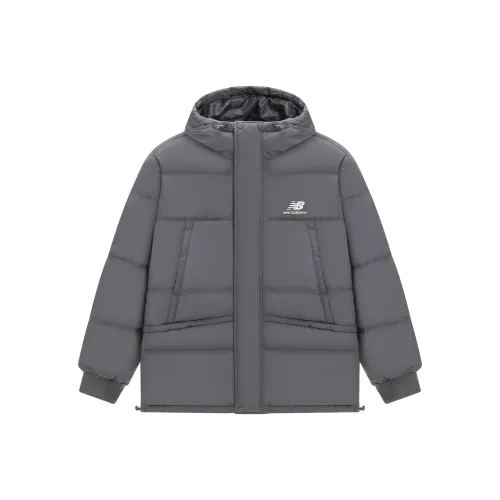 New Balance Пуховик Стандарт Мужской Серый