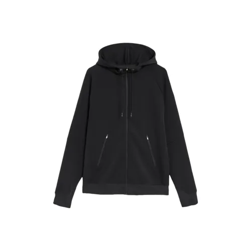 On Zipped Hoodie Jacket Men's Black