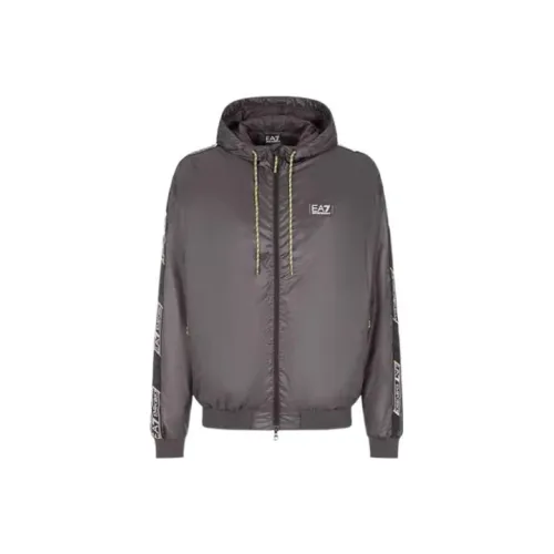 EMPORIO ARMANI SS23 Черный Мужской Пуховик