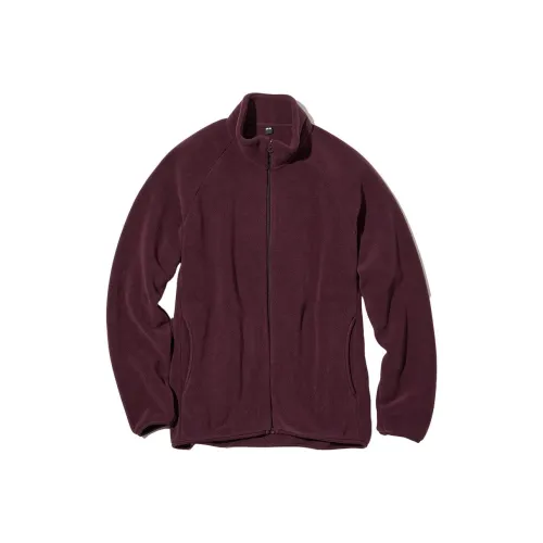 UNIQLO Бургундский 19 Унисекс Бархатные куртки