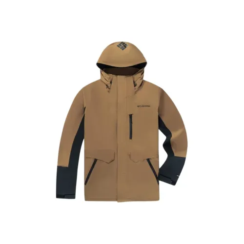 Коллаборация Columbia SOUTH GATE 2 Водонепроницаемый Ветрозащитный Термический Отражающий тепло Ветровка Мужской Коричневый