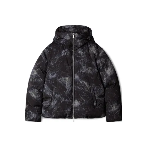 Off Белый Черный Белый Мужские пуховики