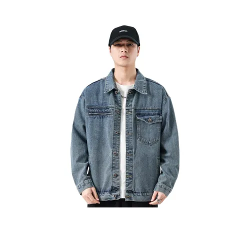 VALKOMM Denim Jacket Unisex Nostalgic Blue VALKOMM Деним Куртка Унисекс Ностальгический Синий