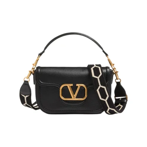 Valentino Garavani Матовый Телячья кожа Одно плечо Сумка Женская Черная