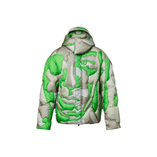 LOUIS VUITTON Хлопковый пуховик Мужской Многоцветный