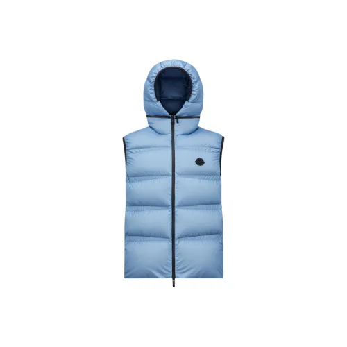 Moncler Lausen Series Жилет Мужской Светло-Синий