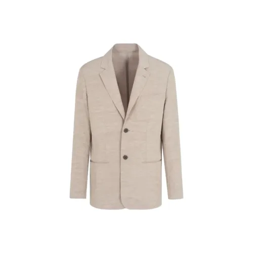 EMPORIO ARMANI Бизнес-костюм Пальто Мужской Хаки