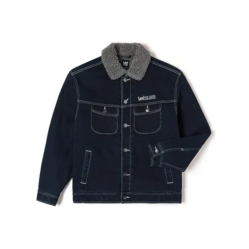 Lee Пуховая куртка Мужская Темно-синяя