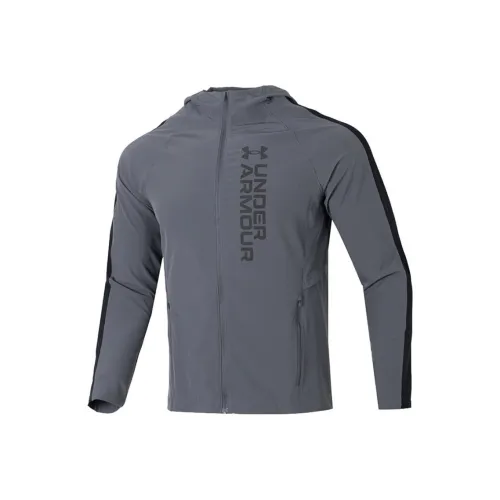 Under Armour Серый Черный Мужские Куртки