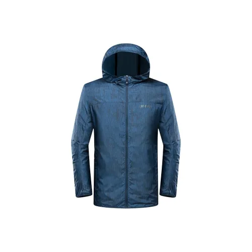 OUTDOOR PRODUCTS Темно-синий с принтом Men's Sun Protection Одежда