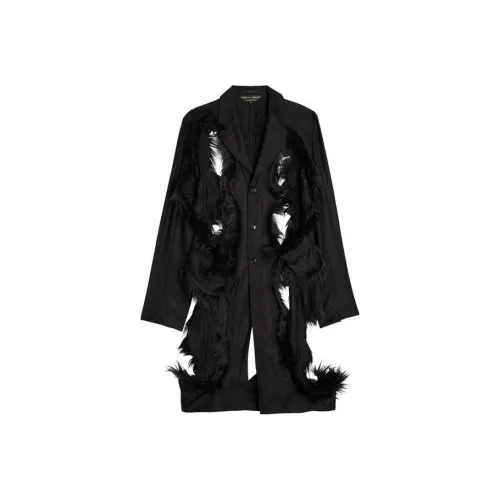 COMME DES GARCONS SHIRT Черное мужское пальто