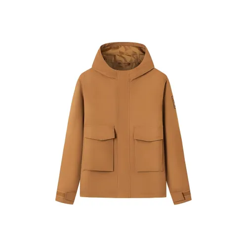 Timberland Водонепроницаемый Ветрозащитный Дышащий Устойчивый к истиранию Теплый ветровка Мужской Темный цвет Пшеница