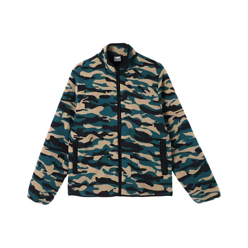 PUMA CAMOAOP Шерпа Бархат Feel Куртка Мужская Камуфляж Черный