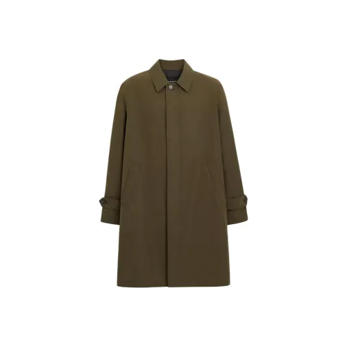 COACH Зеленое Мужское Пальто