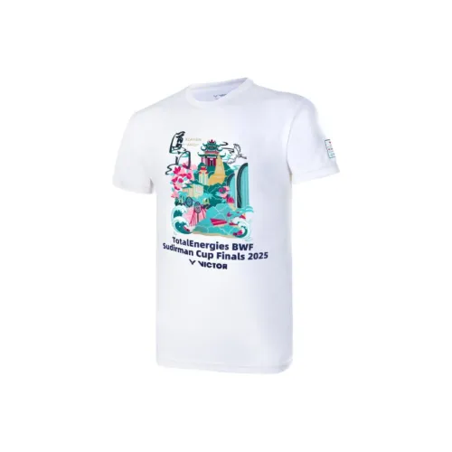 Victor Sudan Cup Collection T-Shirt Унисекс Белый