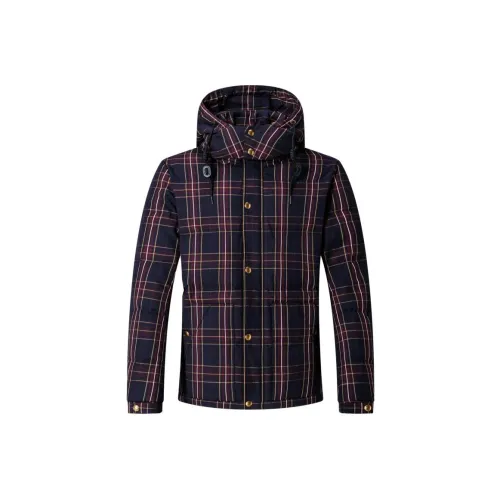 SEPTWOLVES Темно-красный Мужской Пуховик