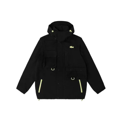 LACOSTE Мужские черные куртки