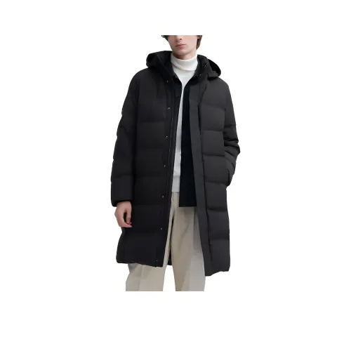 UNIQLO Янтарь Черный Мужской Пуховик